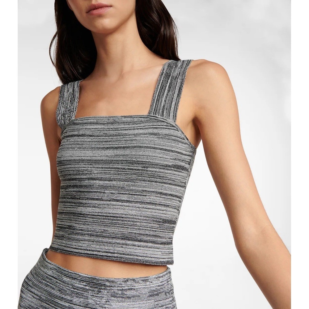 Proenza Schouler White Label Women's Gray Sweater Bustier Tank Top Size‎ S